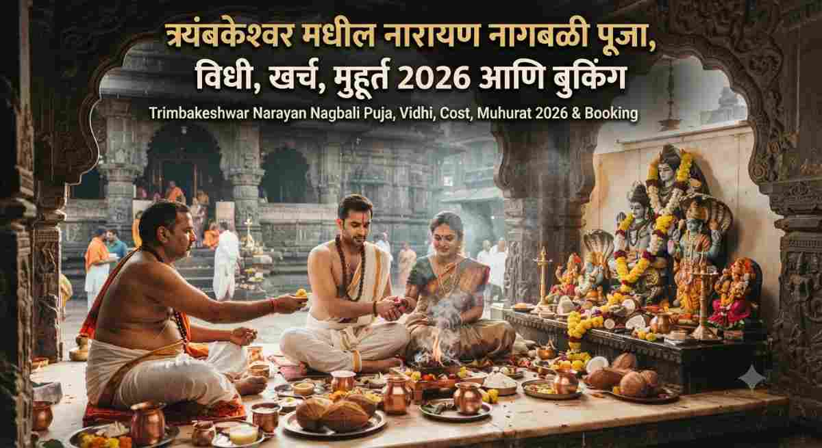 त्र्यंबकेश्वर मधील नारायण नागबळी पूजा, विधी, खर्च, मुहूर्त 2026 आणि बुकिंग